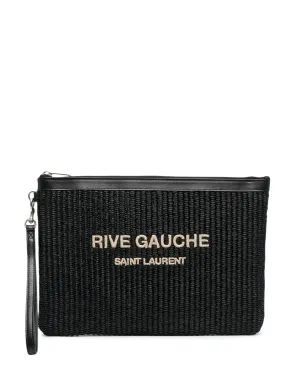 Saint Laurent ラフィア クラッチバッグ - サムネイル1