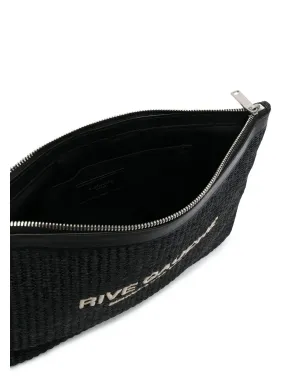 Saint Laurent ラフィア クラッチバッグ - サムネイル5
