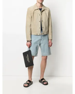 Saint Laurent ラフィア クラッチバッグ - サムネイル2
