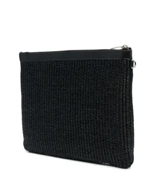 Saint Laurent ラフィア クラッチバッグ - サムネイル3