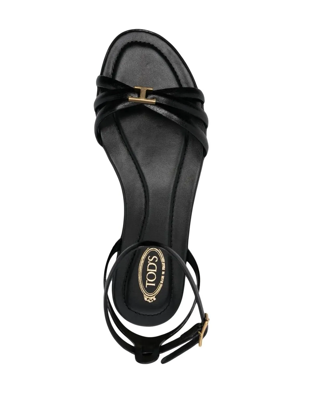 Tod's ロゴプレートフラットサンダル - 画像4