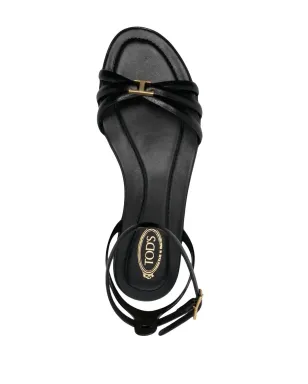 Tod's ロゴプレートフラットサンダル - サムネイル4