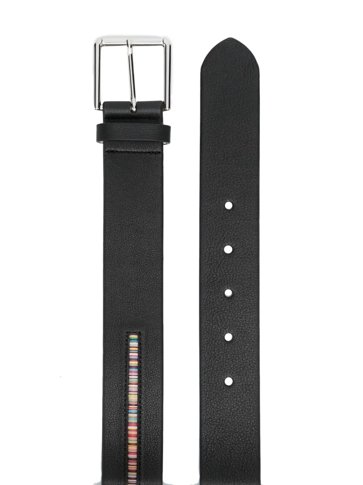 Paul Smith アーティストストライプ レザーベルト - 画像2