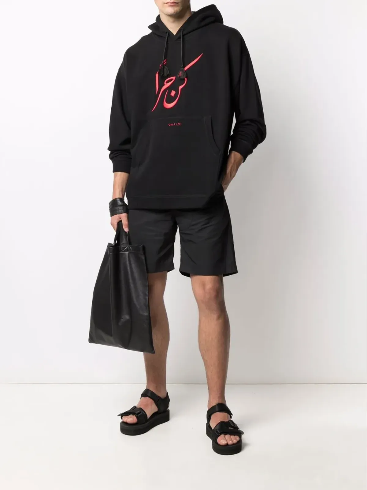 Qasimi Tahriir Motor Bermuda Shorts - 画像2