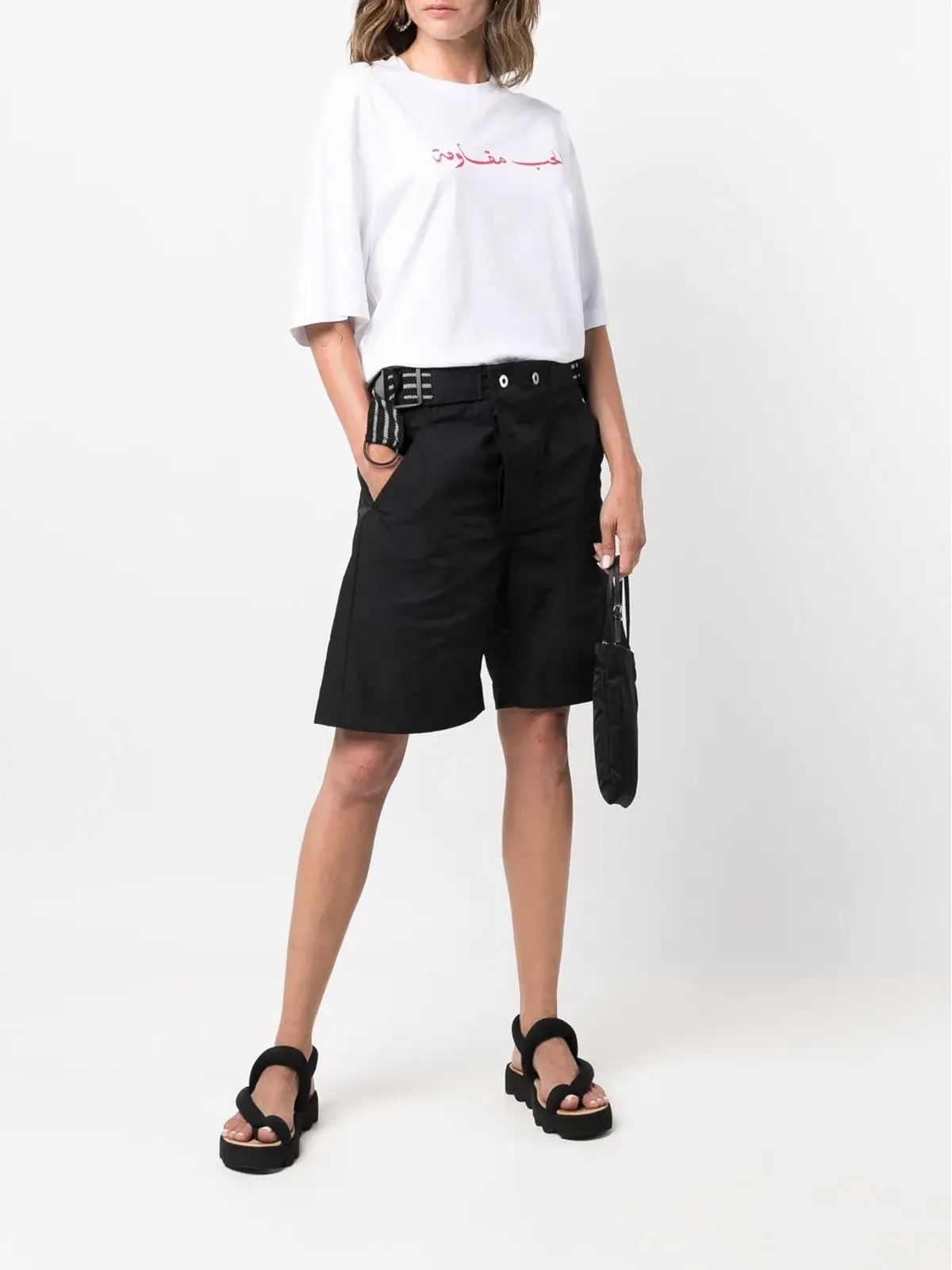Qasimi Tahriir Motor Bermuda Shorts - 画像3