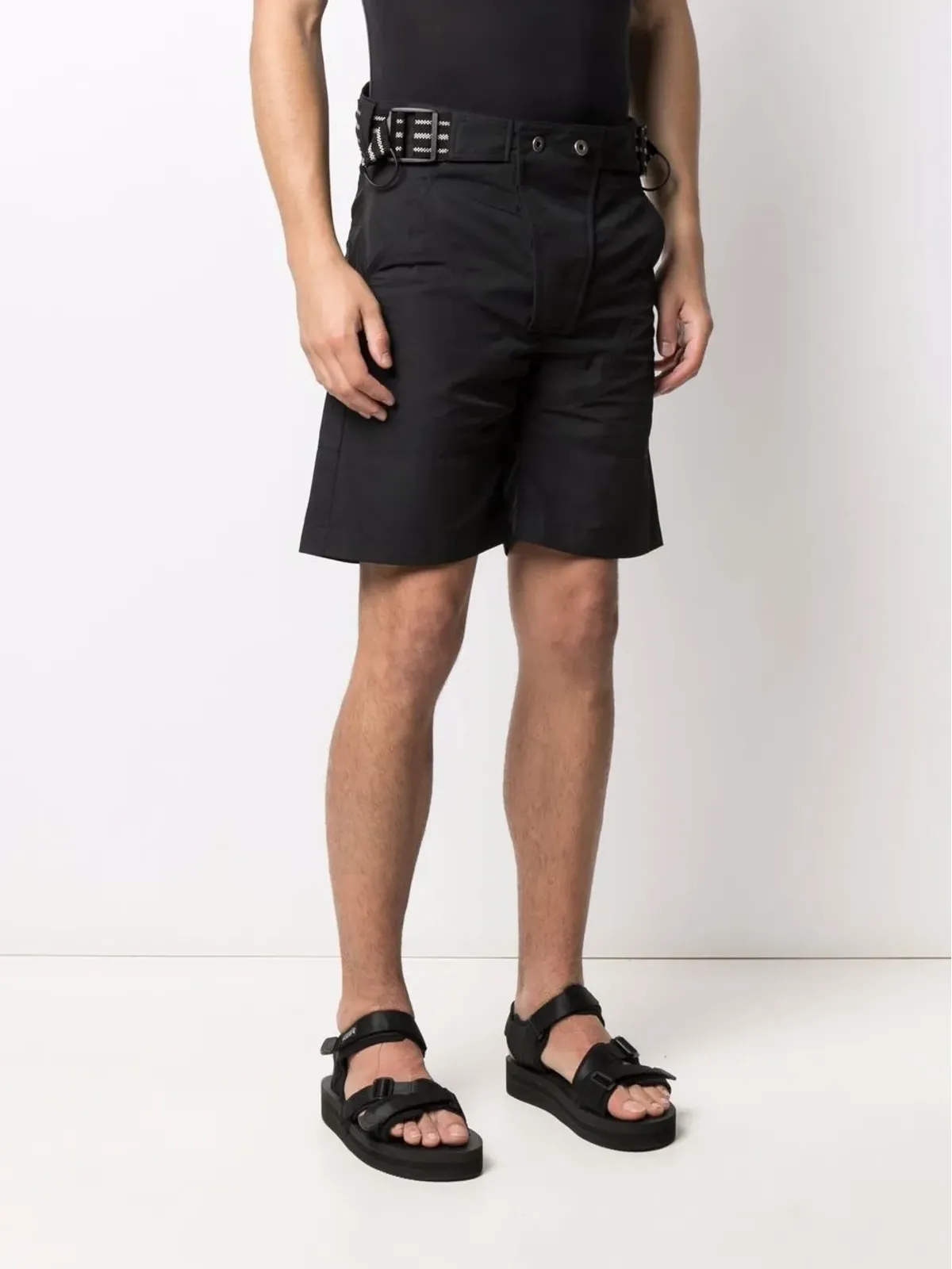 Qasimi Tahriir Motor Bermuda Shorts - 画像4