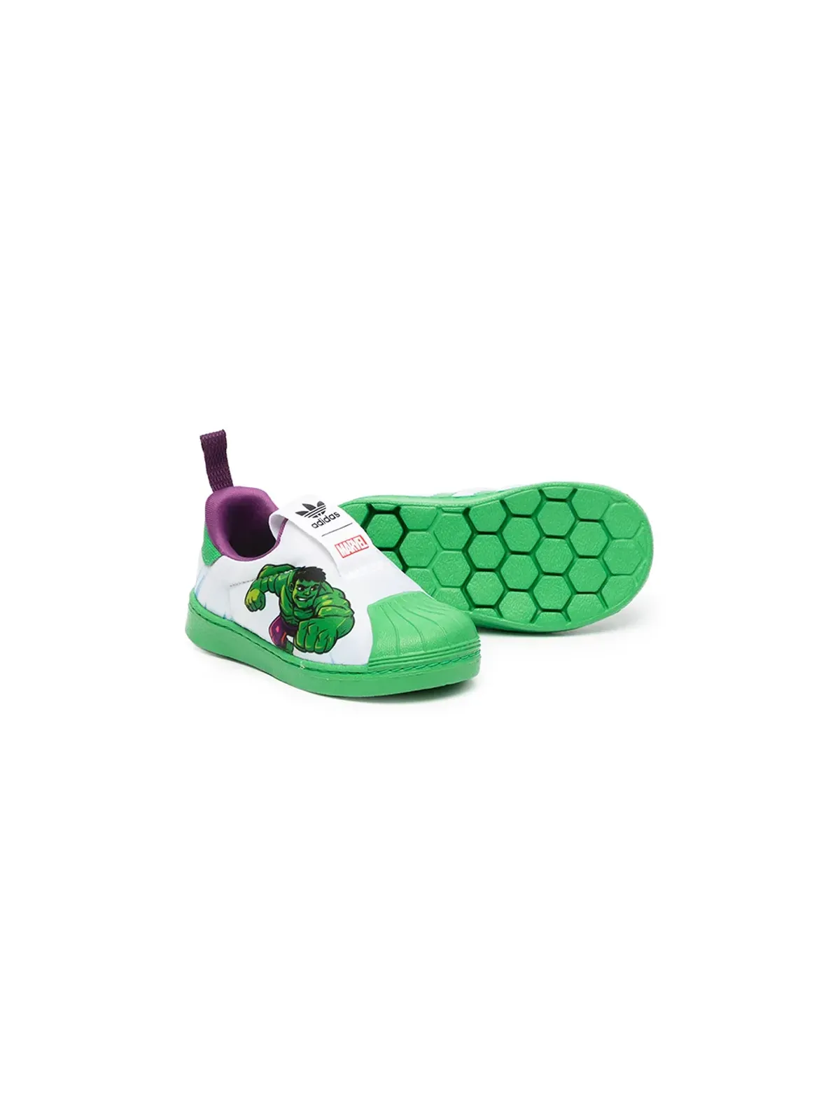 adidas Kids Hulk Superstar 360 sneakers - Green - 画像2