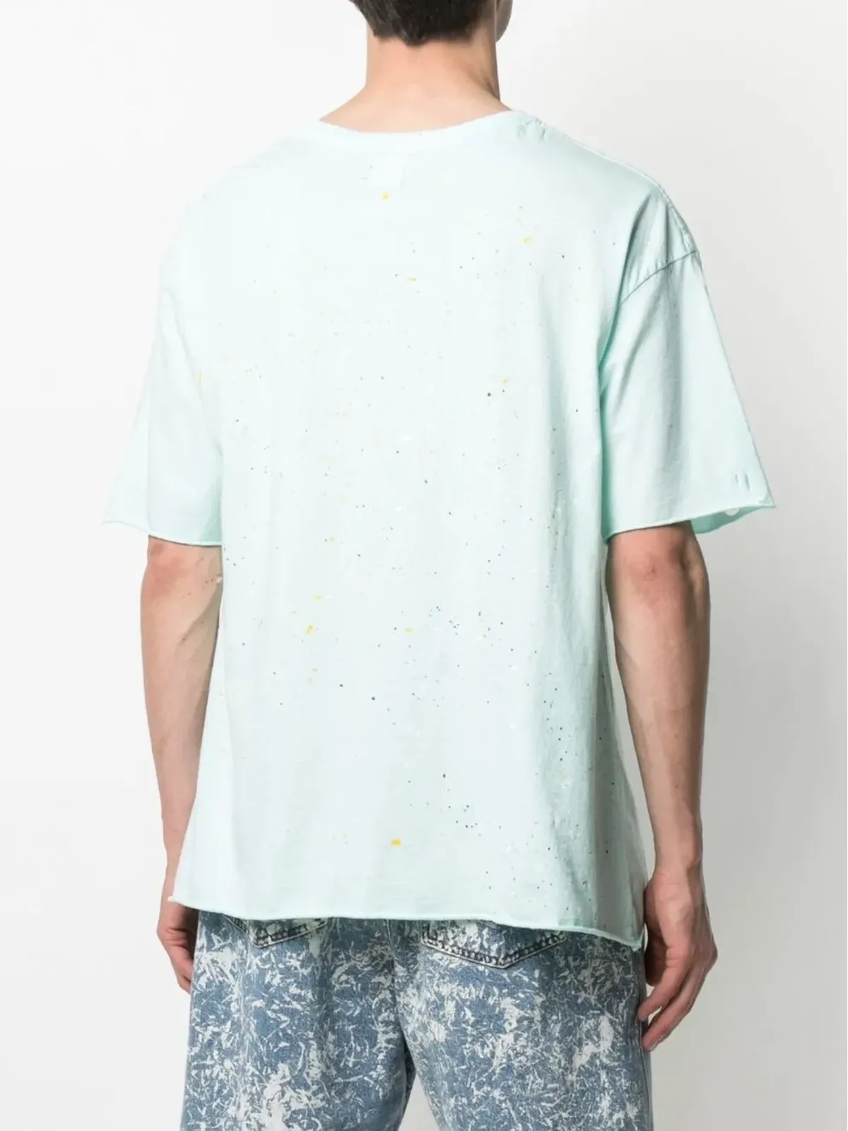 Alchemist ロゴプリント ダメージ加工風Tシャツ - 画像4