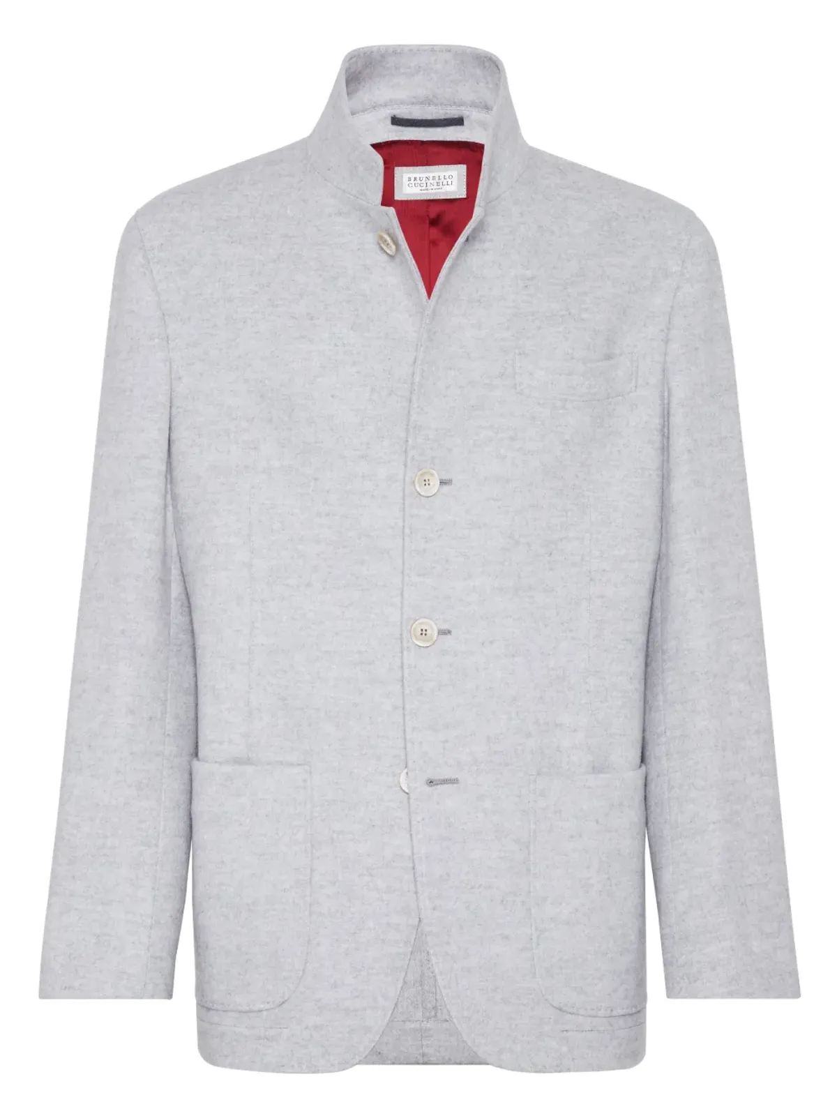 Brunello Cucinelli カシミヤ混 シングルブレストコート - 画像5