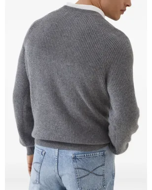 Brunello Cucinelli リブ編みカシミアセーター - サムネイル4