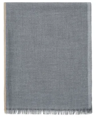 Brunello Cucinelli フリンジエッジの長方形スカーフ - サムネイル1