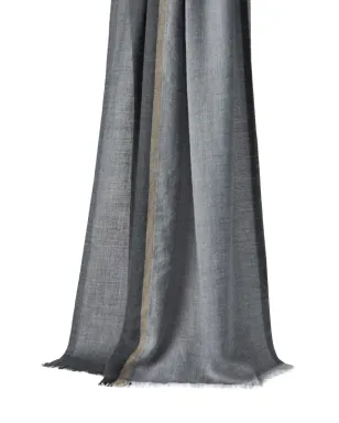 Brunello Cucinelli フリンジエッジの長方形スカーフ - サムネイル4