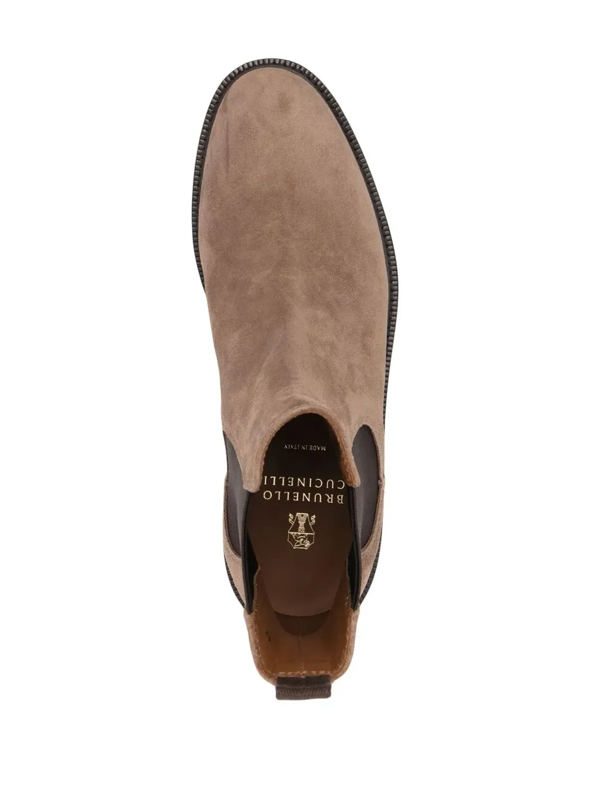 Brunello Cucinelli アンクル丈スエードのチェルシーブーツ - 画像4