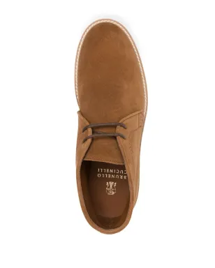 Brunello Cucinelli レースアップ スエード デザートブーツ - サムネイル4