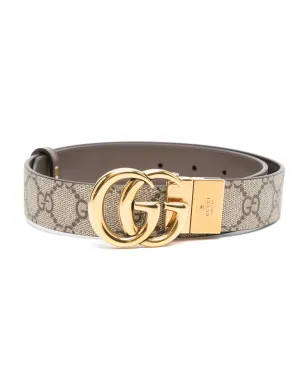 Gucci GG Supreme キャンバス リバーシブル ベルト - サムネイル1