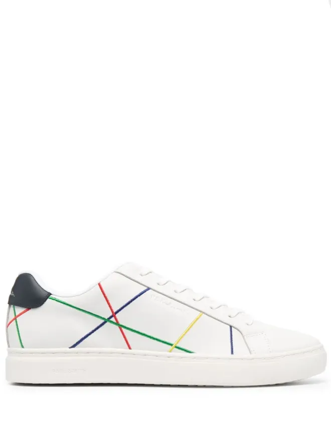 PS Paul Smith PS Paul Smith カラーブロック ローカットスニーカー - Whiteの商品画像