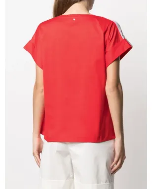 Lorena Antoniazzi コントラストプリント Tシャツ - Red - サムネイル4