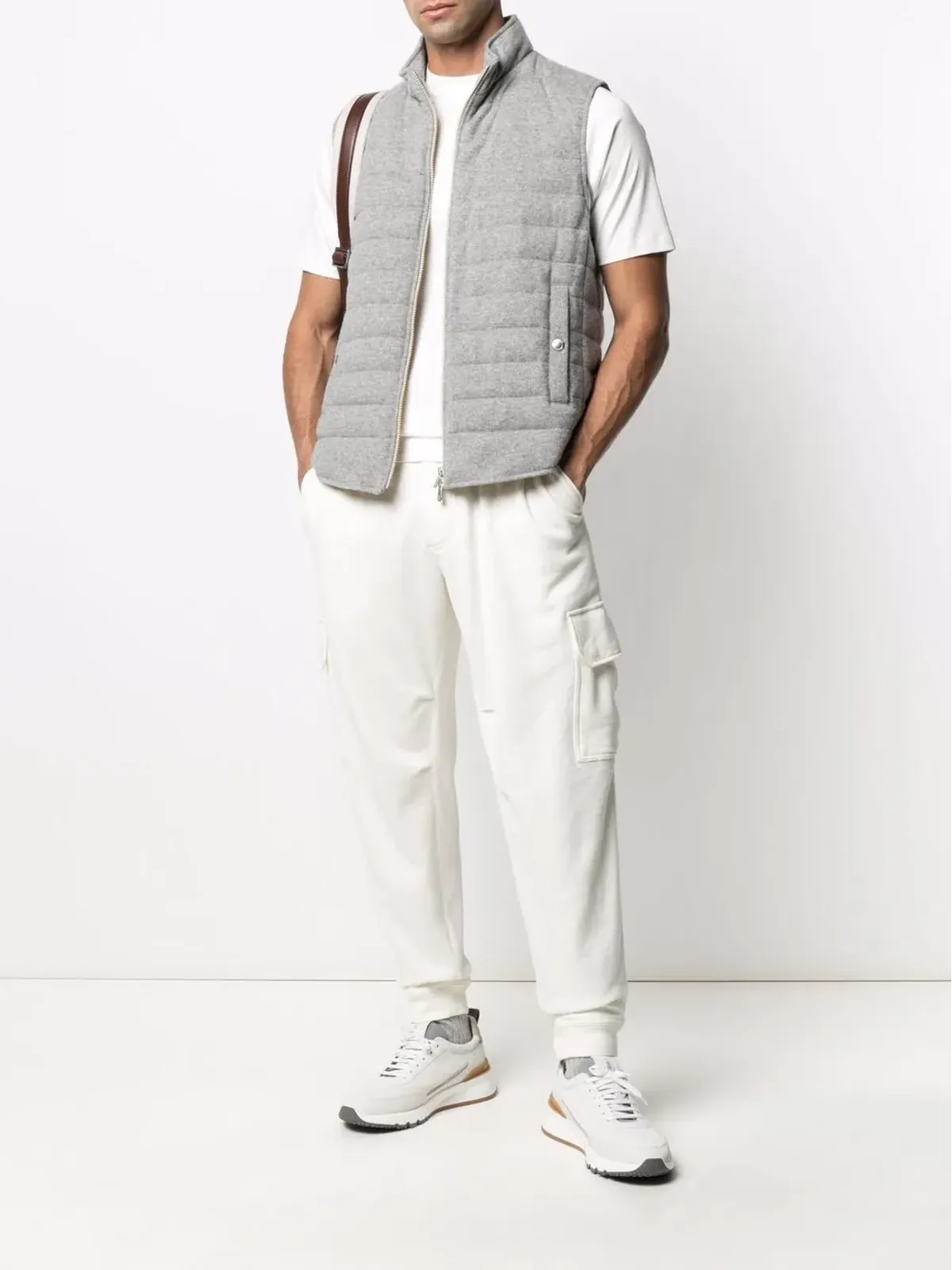 Brunello Cucinelli ドローストリング カーゴ コットン ジョガー - 画像2