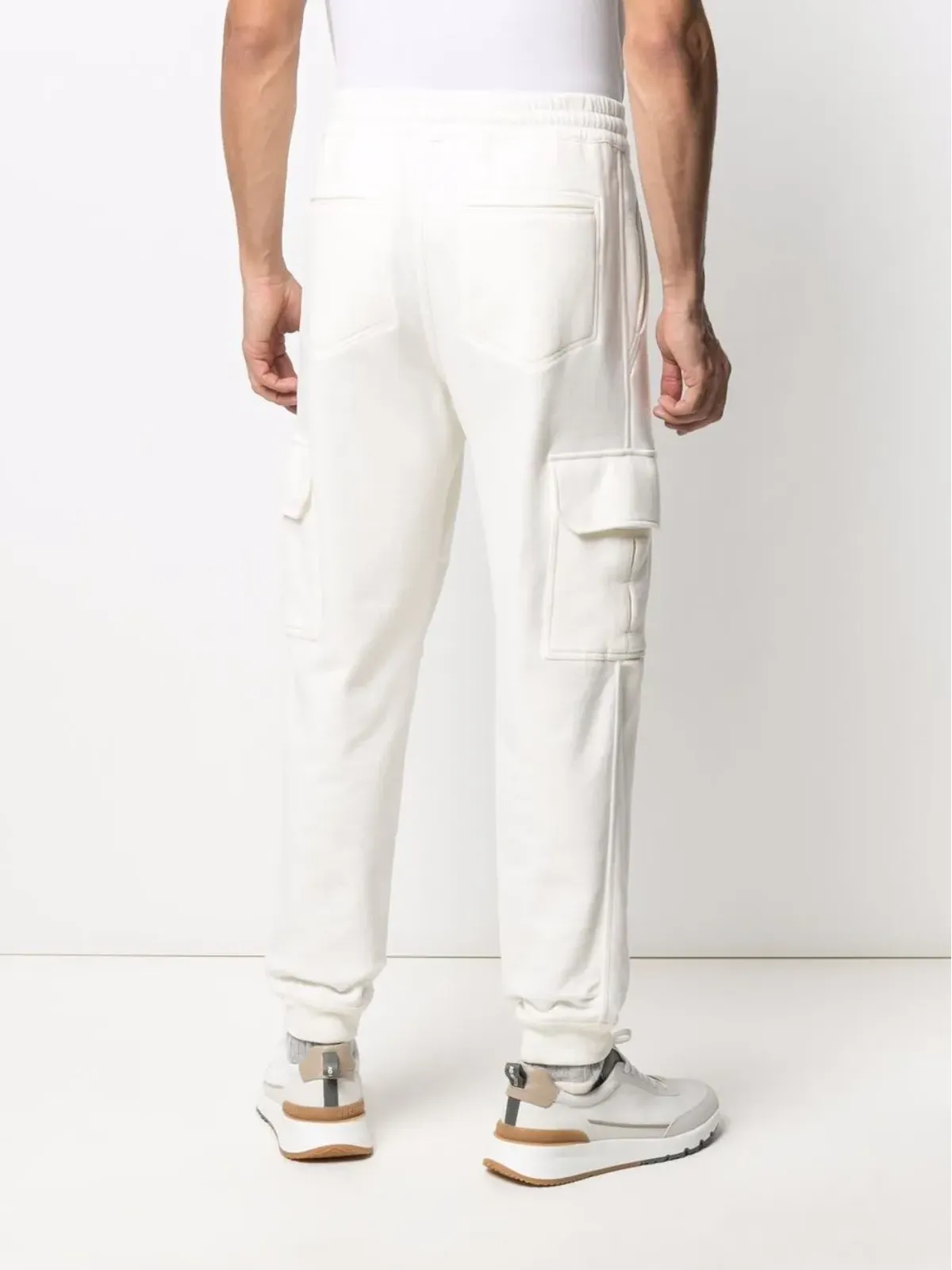 Brunello Cucinelli ドローストリング カーゴ コットン ジョガー - 画像4