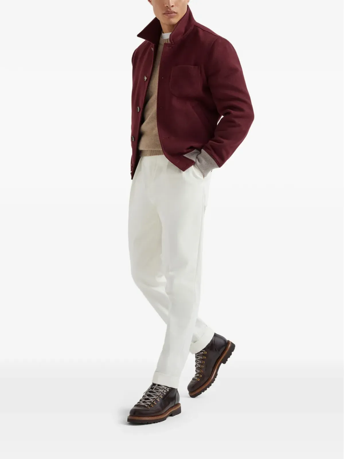 Brunello Cucinelli クルーネック カシミア ジャンパー - 画像2