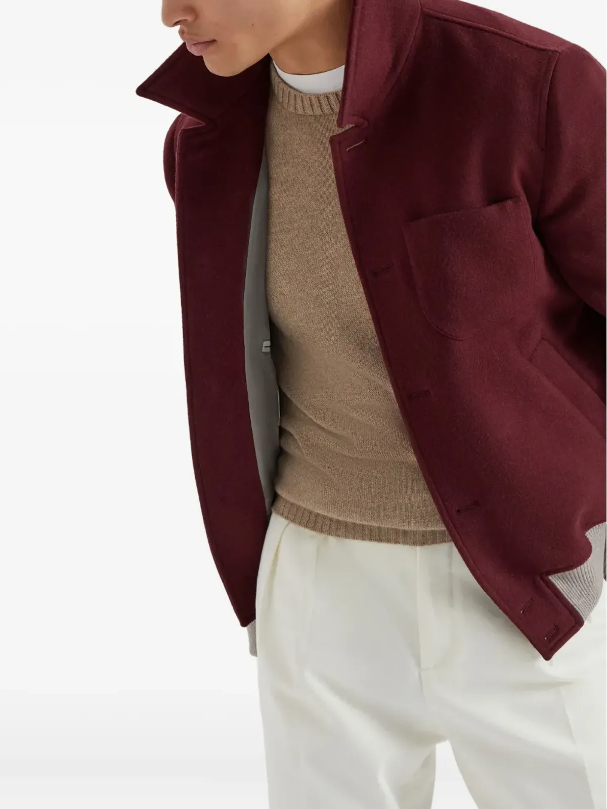 Brunello Cucinelli クルーネック カシミア ジャンパー - 画像3