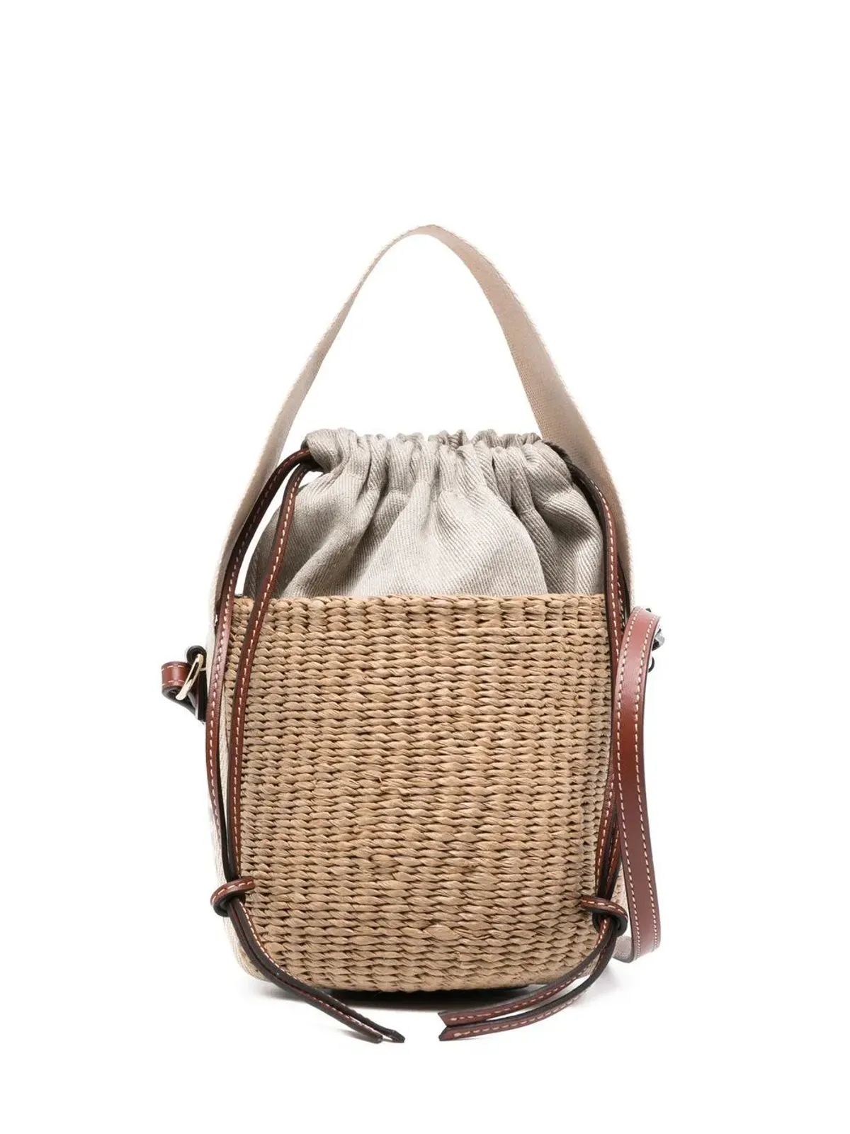Chloé 編み込み風ドローストリングトートバッグ - 画像2
