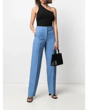 Off-White ロゴプリントストレートレッグパンツ - サムネイル2