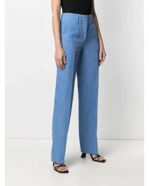 Off-White ロゴプリントストレートレッグパンツ - サムネイル3