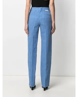 Off-White ロゴプリントストレートレッグパンツ - サムネイル4