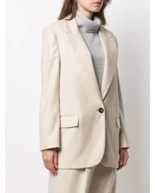 Brunello Cucinelli ピークドラペル・シングルブレスト ブレザー - サムネイル3