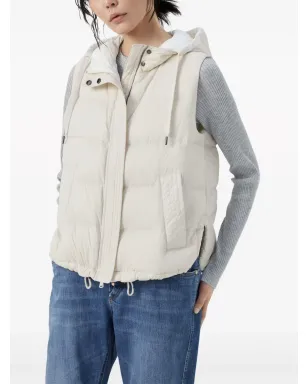 Brunello Cucinelli モニリ ビーズ装飾のパッド入りジレ - サムネイル3