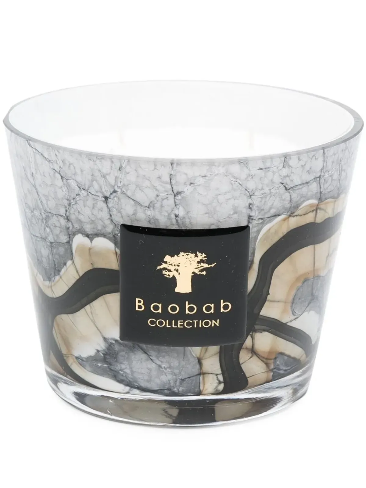 Baobab Collection Stones香り付きキャンドル - グレー - 画像1