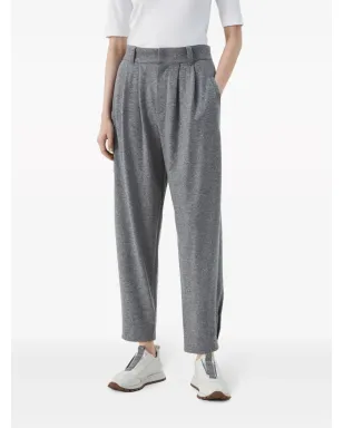 Brunello Cucinelli テーパードレッグ カシミアパンツ - サムネイル3
