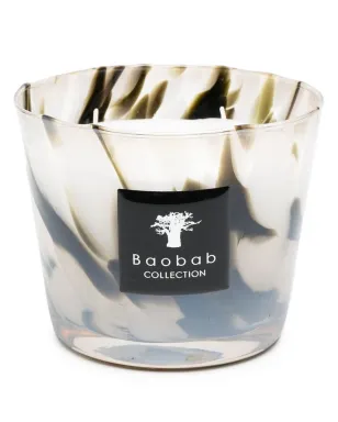 Baobab Collection Pearls 抽象プリントキャンドル - ホワイト - サムネイル1