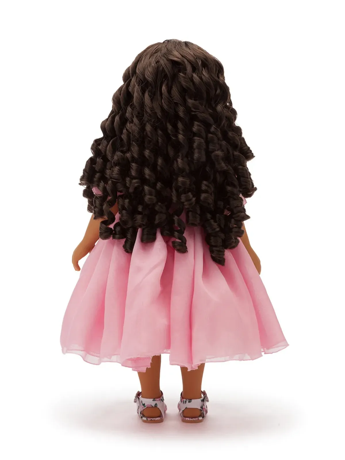 Dolce & Gabbana Kids シフォンのドレスを着た人形 - Multicolour - 画像2