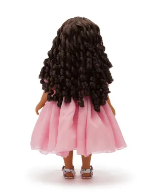 Dolce & Gabbana Kids シフォンのドレスを着た人形 - Multicolour - サムネイル2