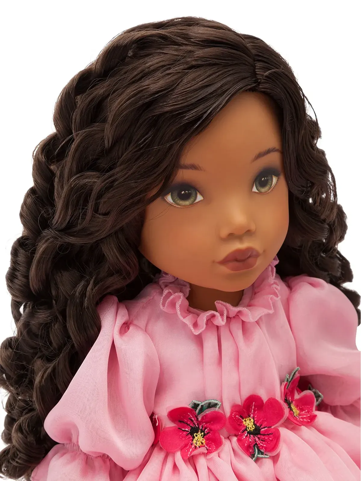 Dolce & Gabbana Kids シフォンのドレスを着た人形 - Multicolour - 画像4