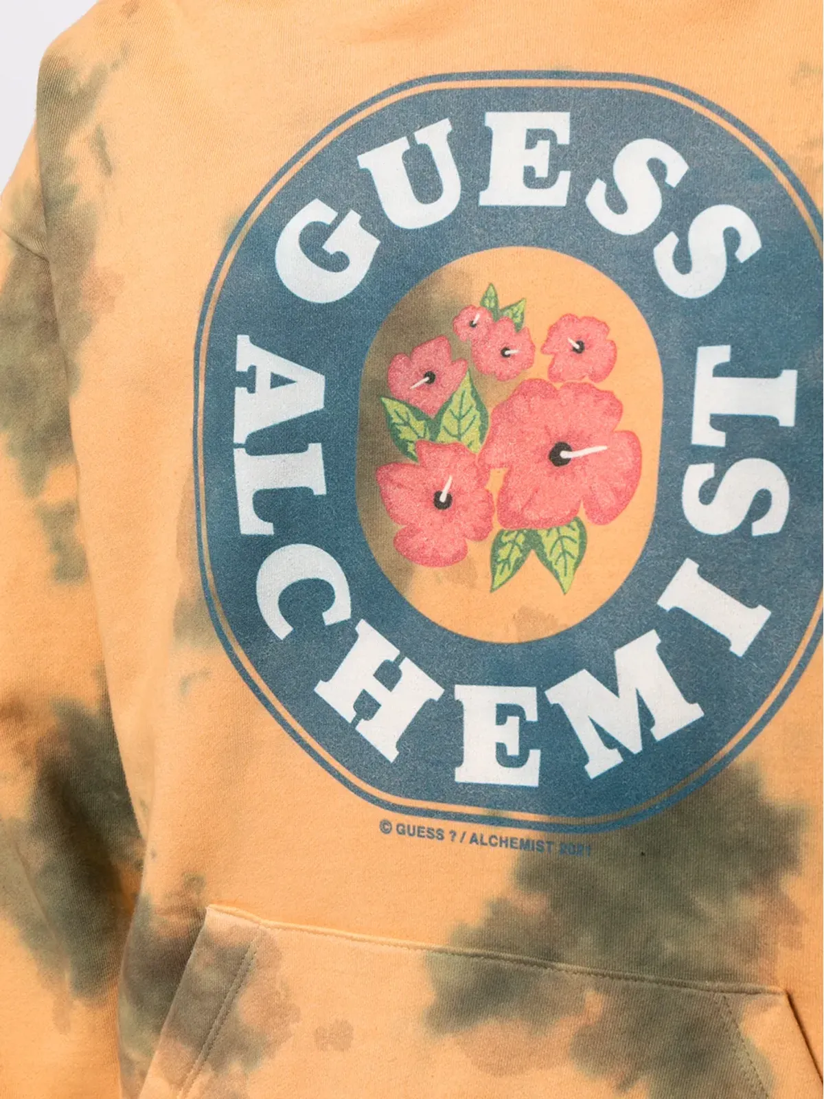 Alchemist タイダイコットンフーディー - イエロー - 画像5