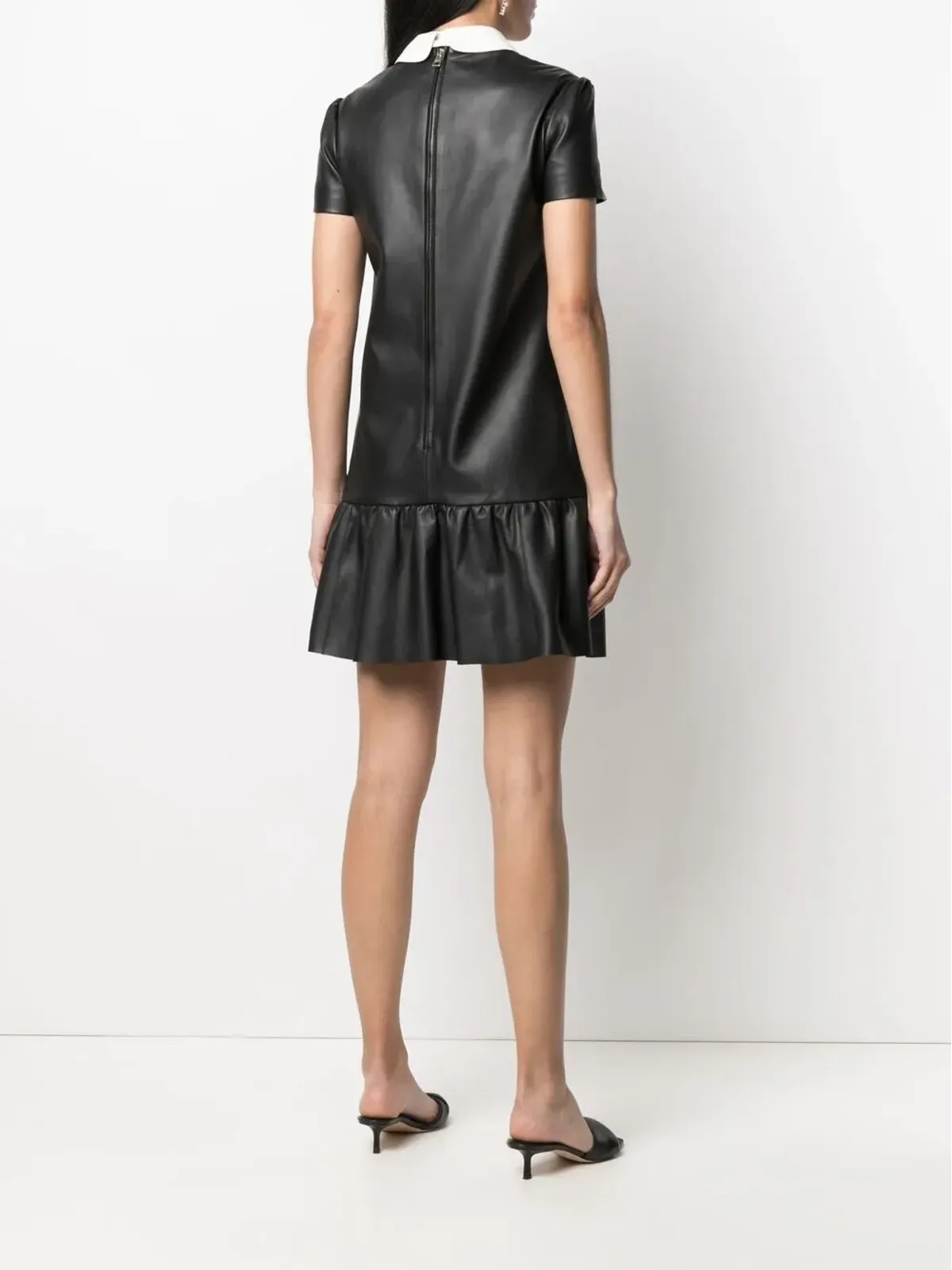 RED Valentino ツートーン リボンディテールドレス - 画像4