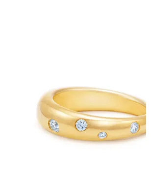 KWIAT 18K イエローゴールド コブストーン ダイヤモンド アクセント リング - サムネイル3