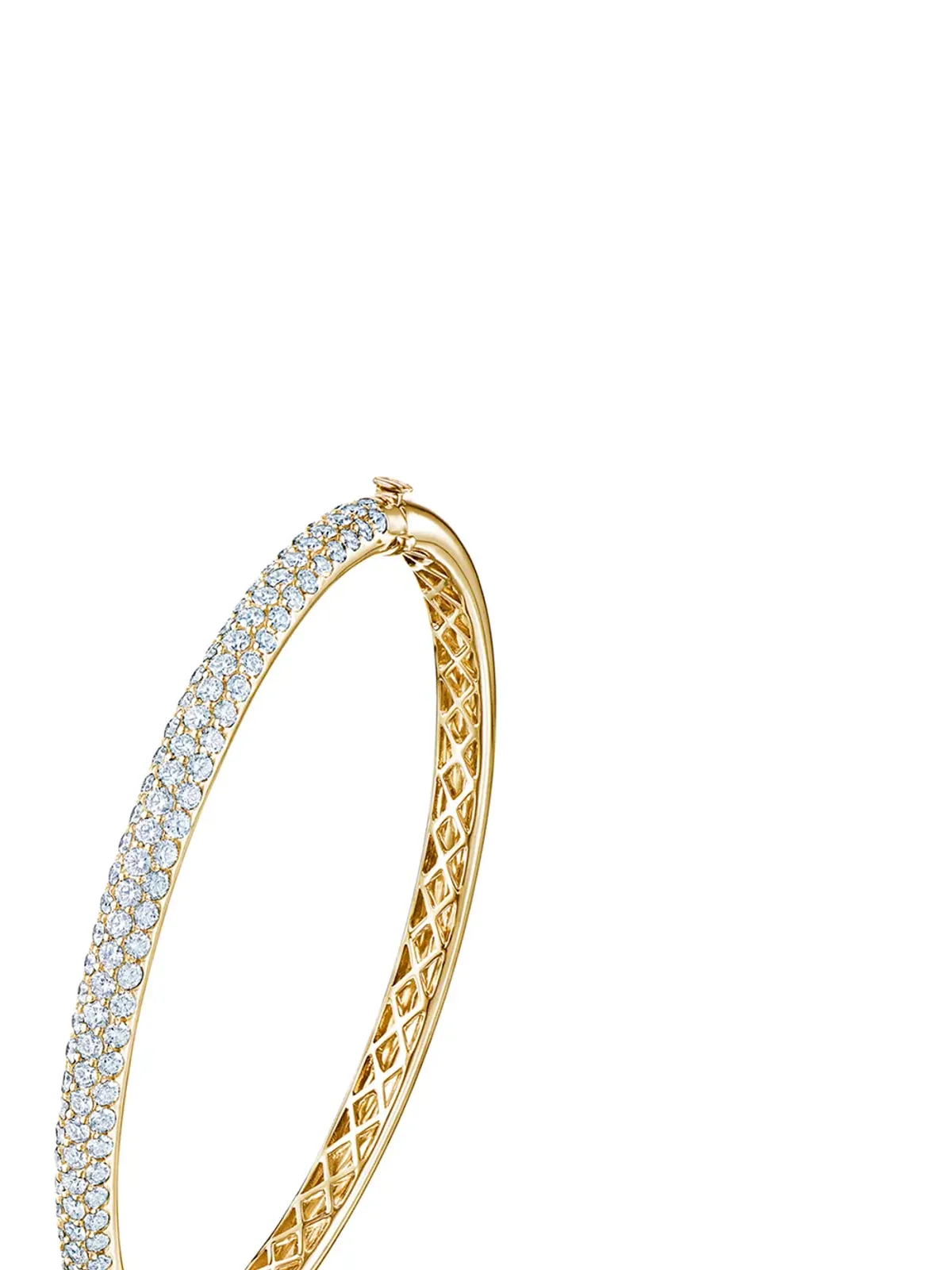 KWIAT 18kt イエローゴールド ダイヤモンド ムーンライト三連ブレスレット - 画像2