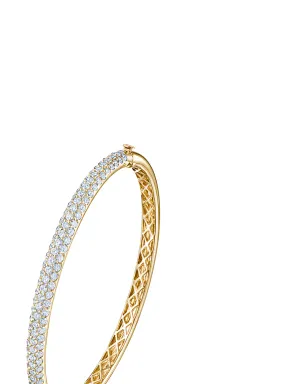 KWIAT 18kt イエローゴールド ダイヤモンド ムーンライト三連ブレスレット - サムネイル2