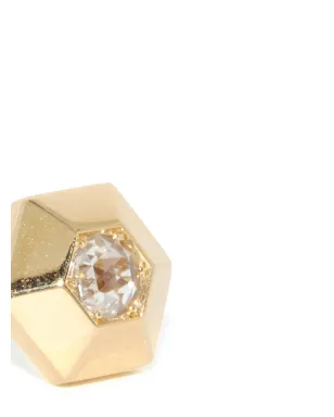 FRED LEIGHTON 18kt イエローゴールド ダイヤモンド 六角形スタッドピアス - サムネイル3