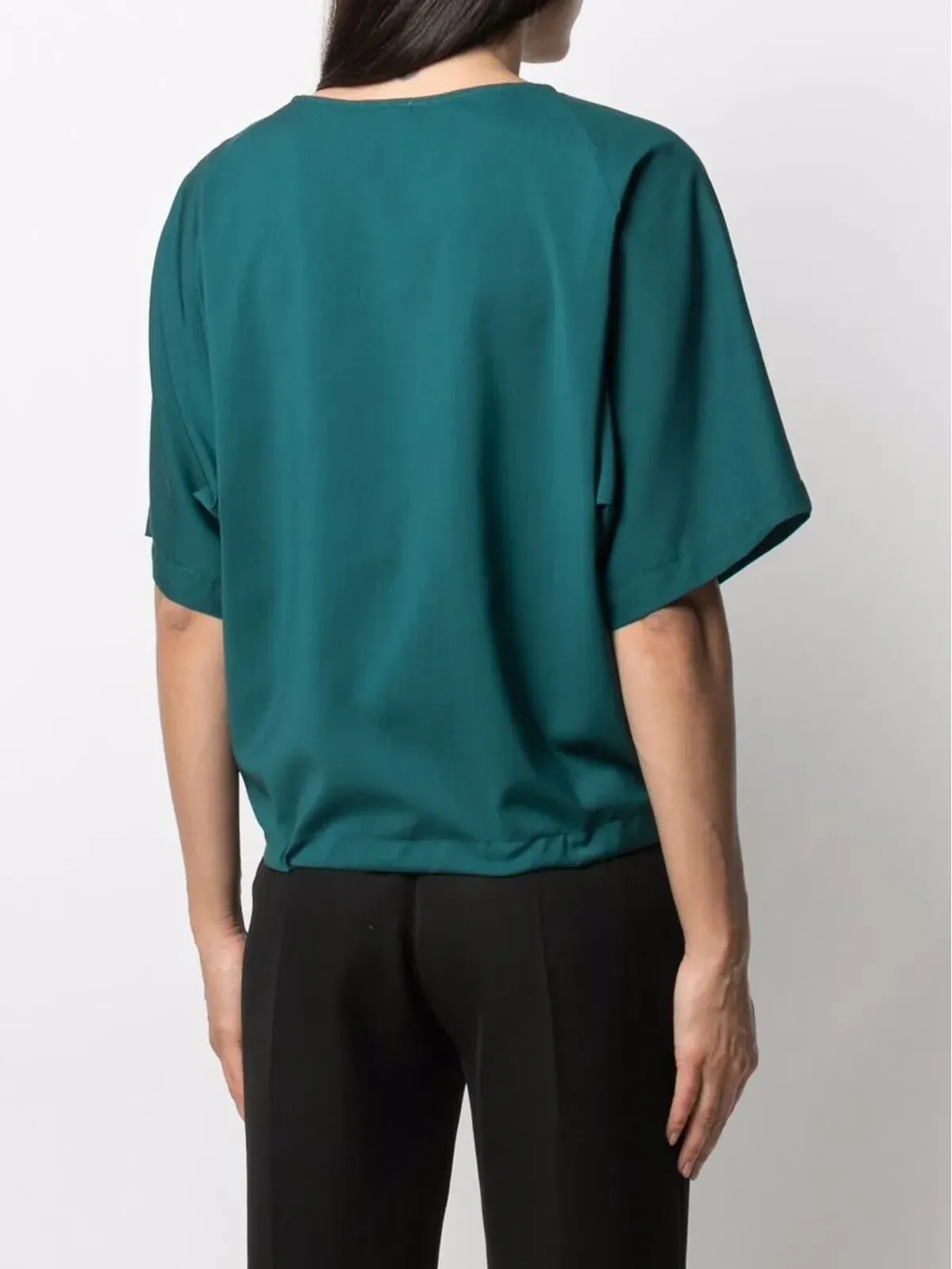Barena ドローストリングヘム Tシャツ - 画像4