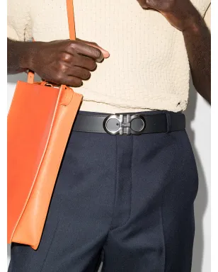 Ferragamo ロゴバックル レザーベルト - サムネイル2