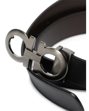 Ferragamo ロゴバックル レザーベルト - サムネイル3