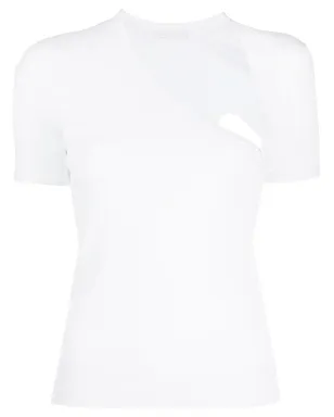 John Elliott アシンメトリックネックTシャツ - サムネイル1