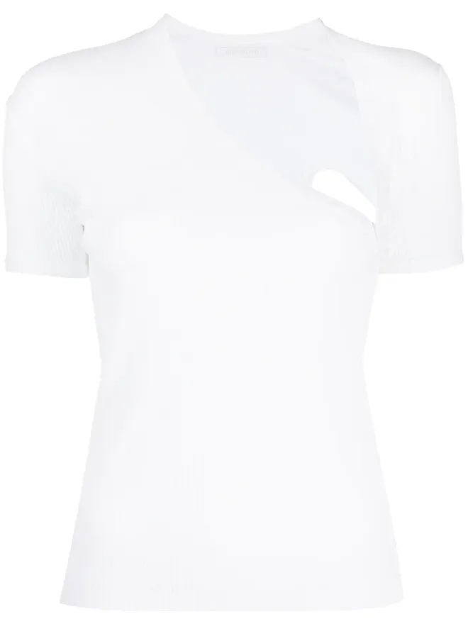JOHN ELLIOTT John Elliott アシンメトリックネックTシャツの商品画像