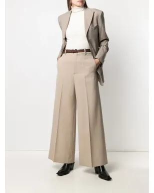 AMI Paris ハイウエスト パラッツォパンツ - サムネイル2