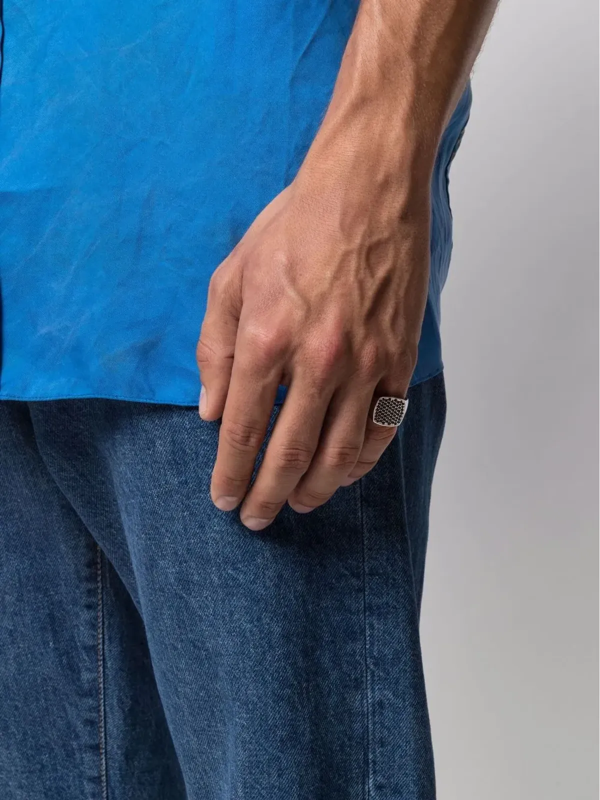 Tom Wood クッション型スピネル装飾サインリング - 画像2